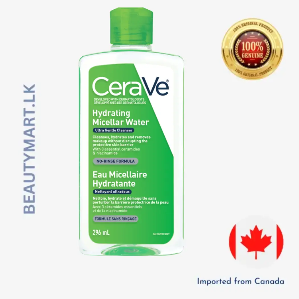 CeraVe Hydrating Micellar Water Ultra Gentle Cleanser 296ml