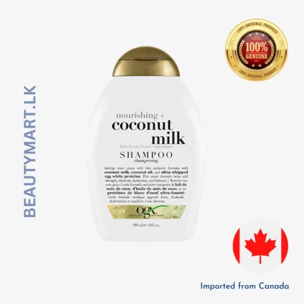 OGX Nourishing Coconut Milk Shampoo 385ml